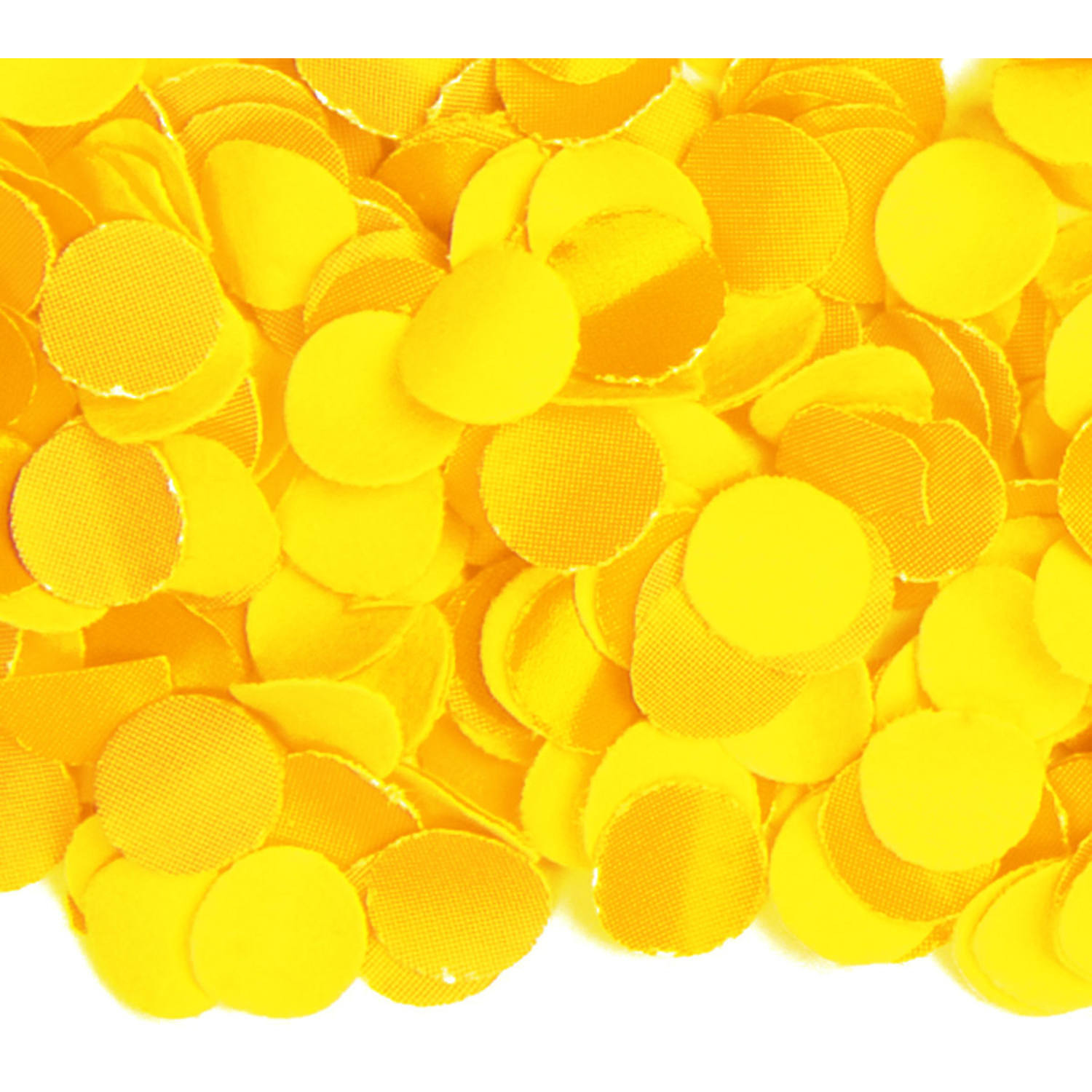 100 gram party confetti kleur geel