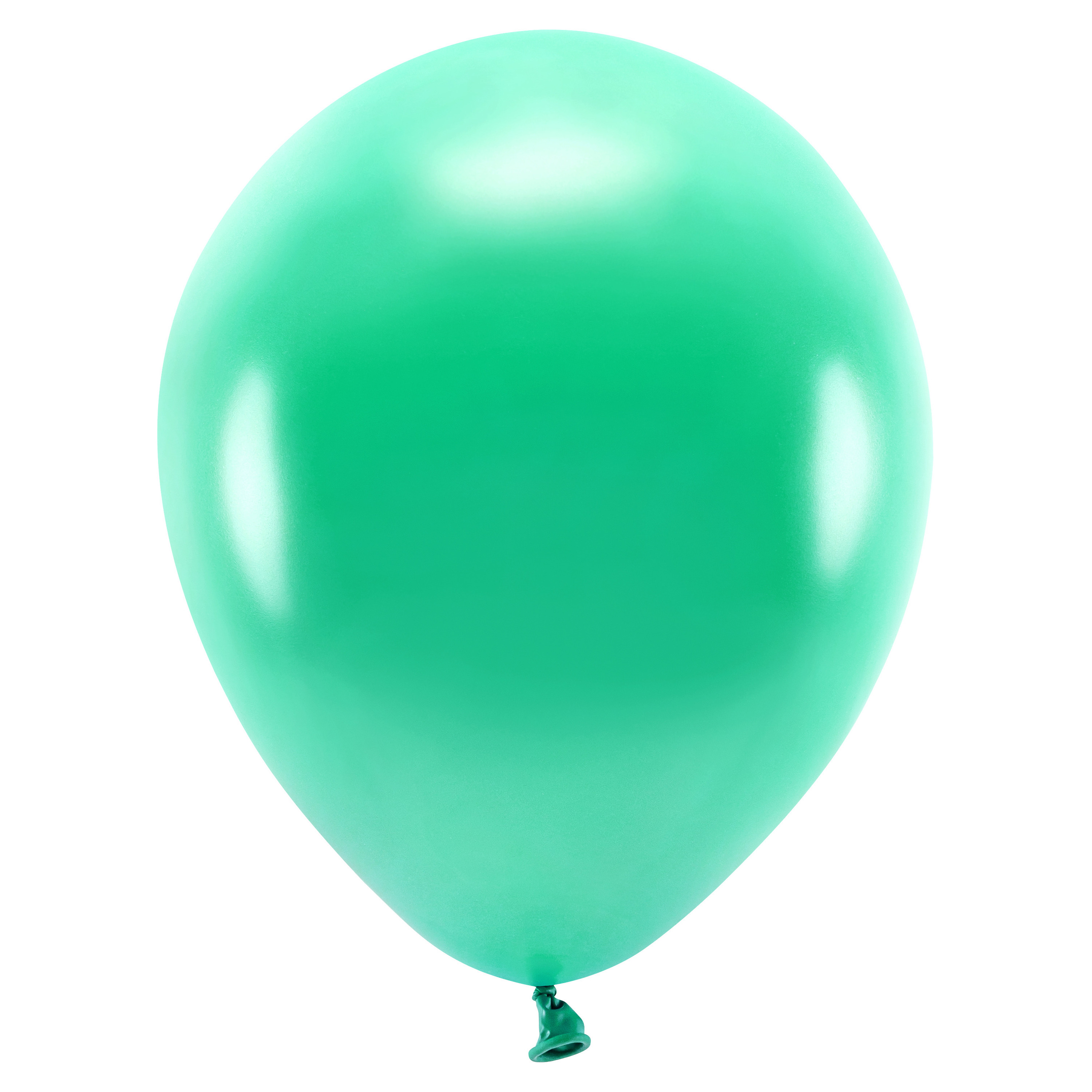 100x Groene ballonnen 26 cm eco-biologisch afbreekbaar