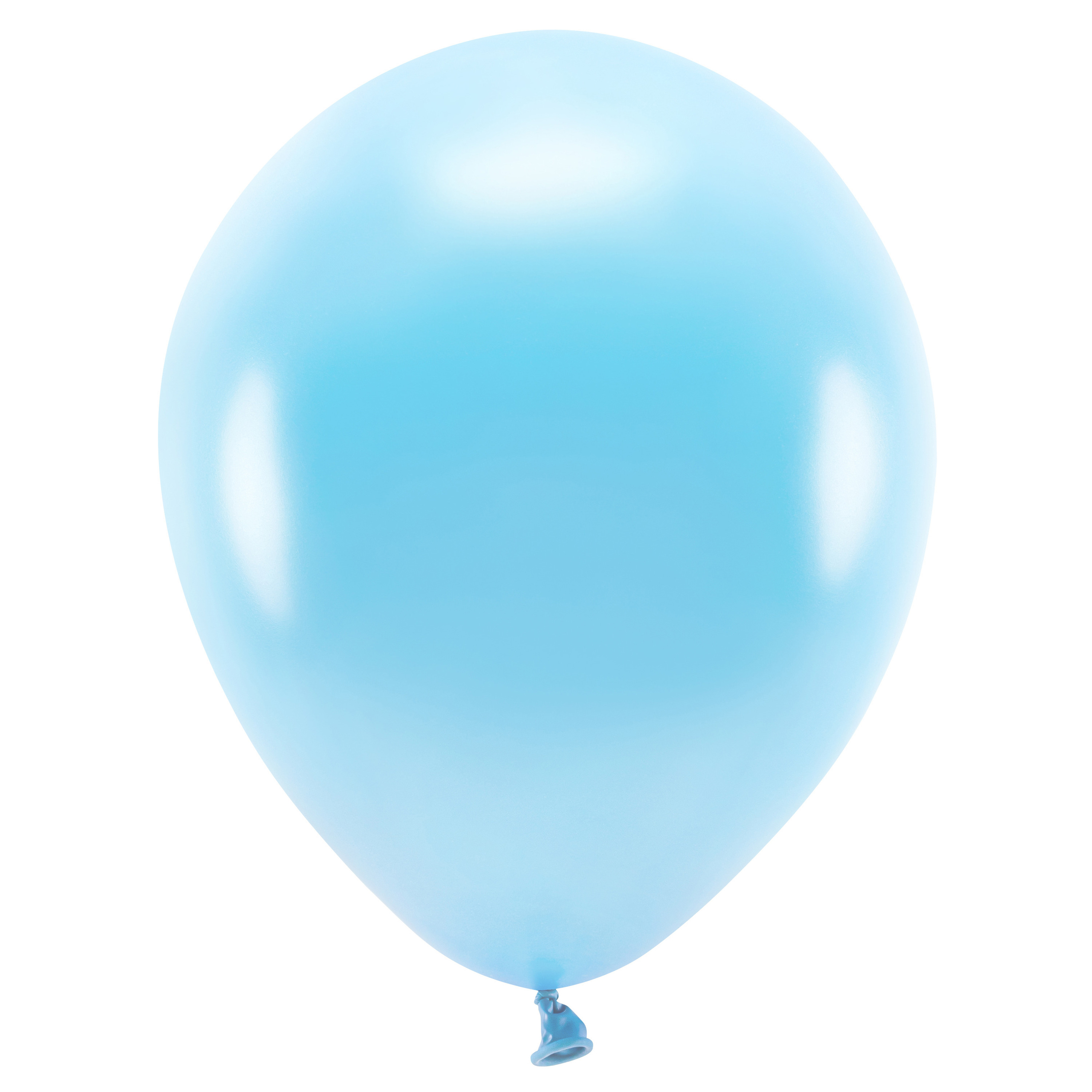 100x Lichtblauwe ballonnen 26 cm eco-biologisch afbreekbaar