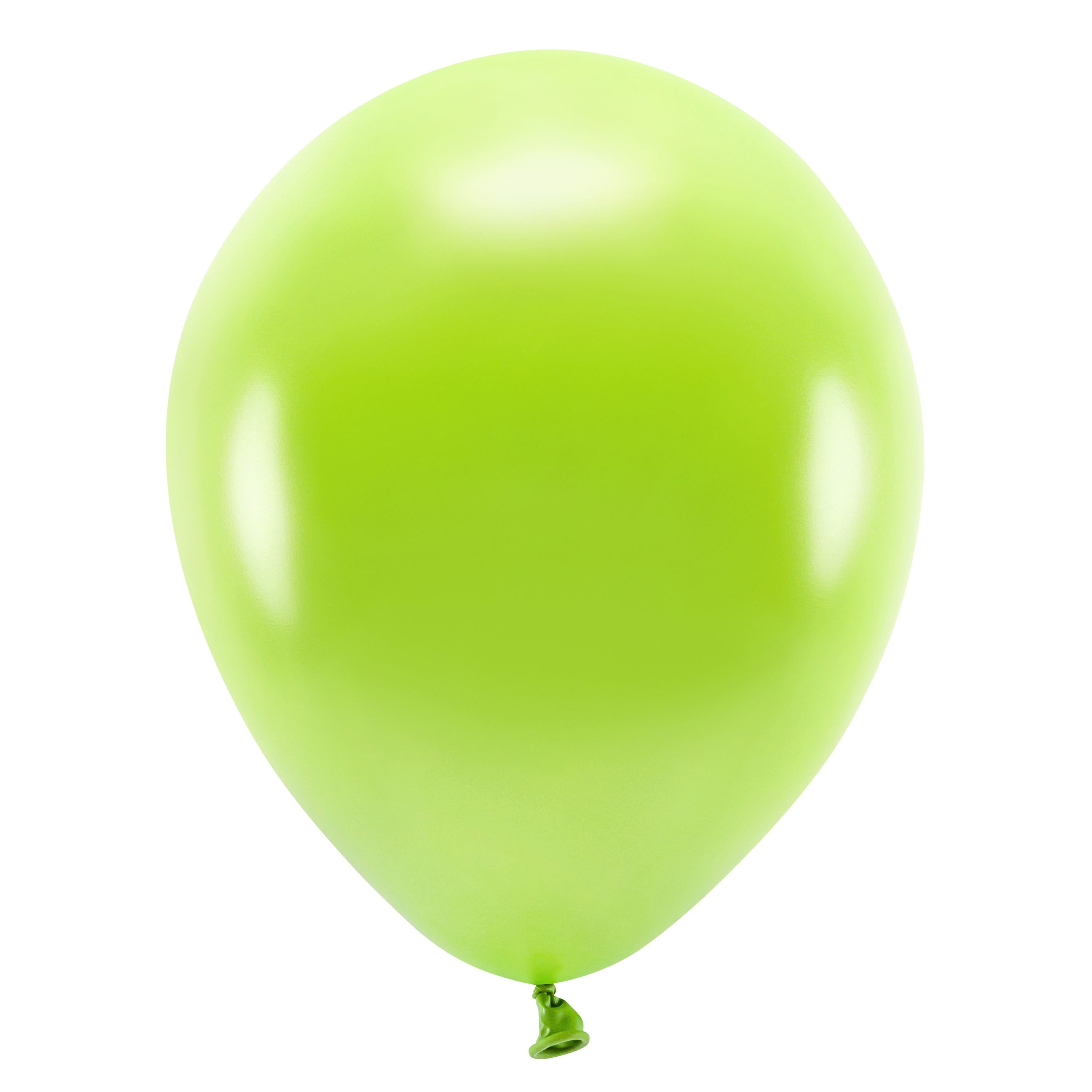 100x Lichtgroene-limegroene ballonnen 26 cm eco-biologisch afbreekbaar