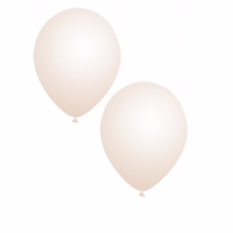 100x stuks Transparante party ballonnen 30 cm