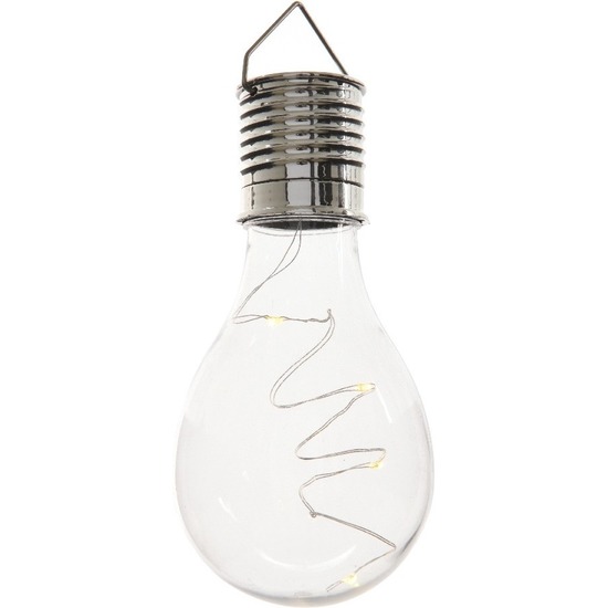1x Buiten/tuin LED lampbolletjes/peertjes solar verlichting 14 c