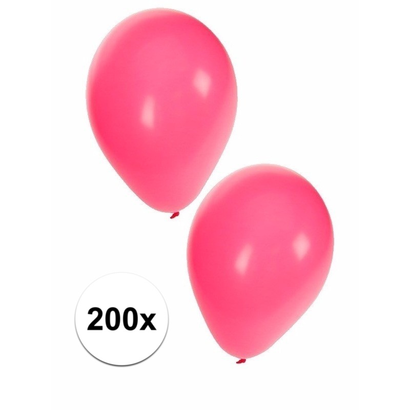200 Decoratie ballonnen roze