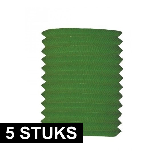 Merkloos 5x Treklampion groen 16 cm diameter online kopen
