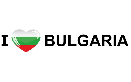 Bumper sticker I Love Bulgaria