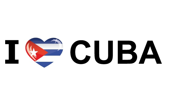 Bumper sticker I Love Cuba