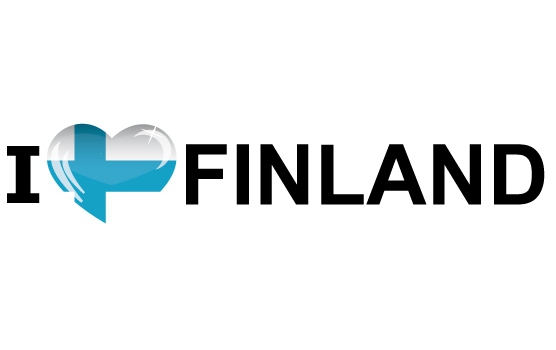 Bumper sticker I Love Finland