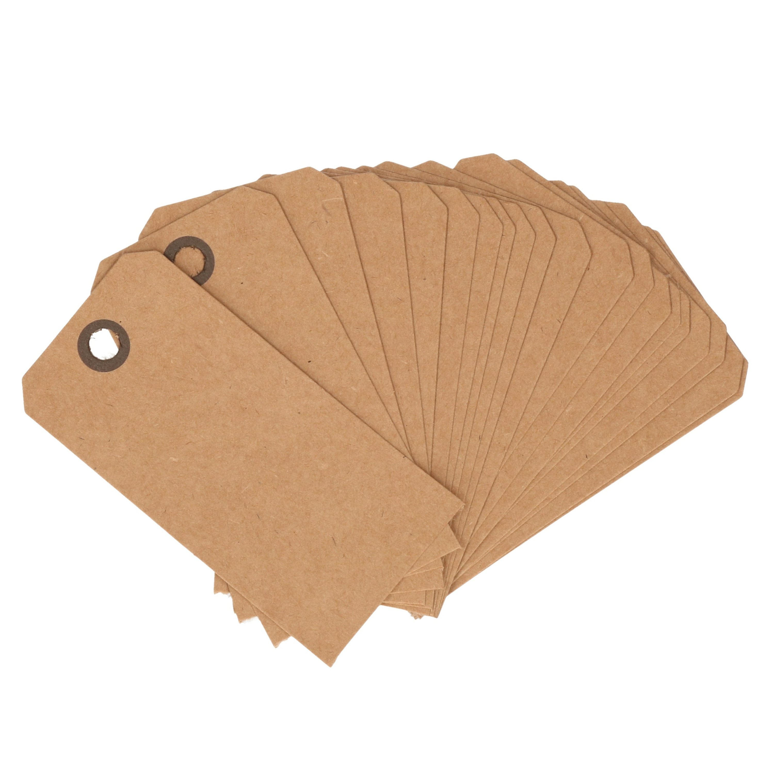 Cadeau tags-labels kraftpapier-karton 20x stuks 7 x 4 cm