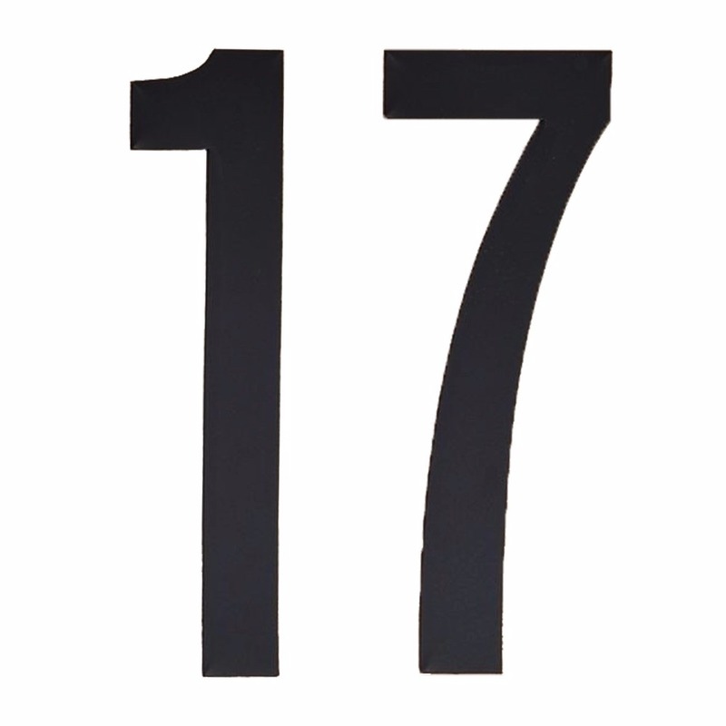 Cijfers-nummers stickers 17