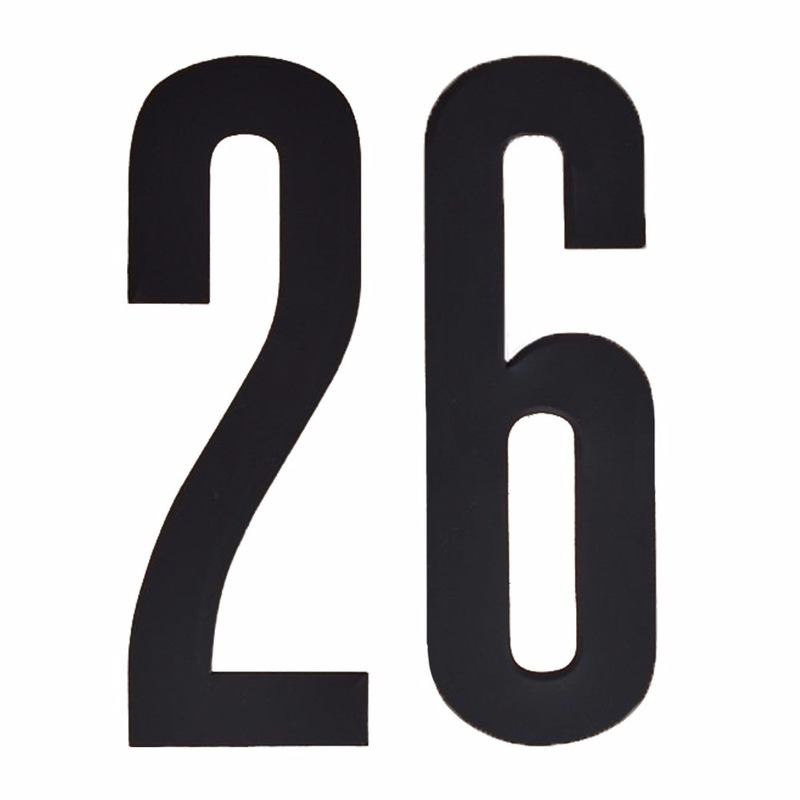 Cijfers-nummers stickers 26