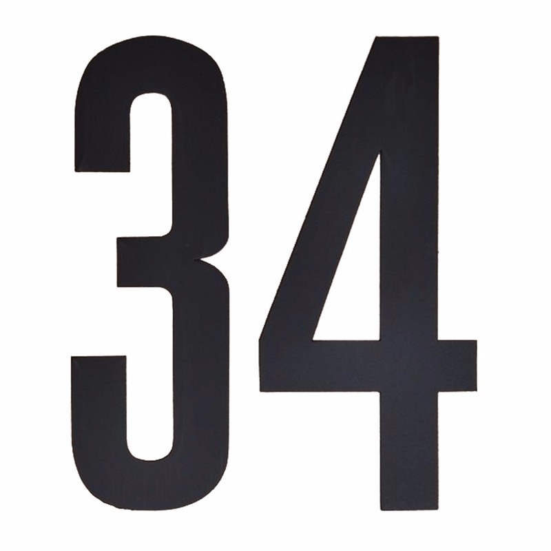 Cijfers-nummers stickers 34