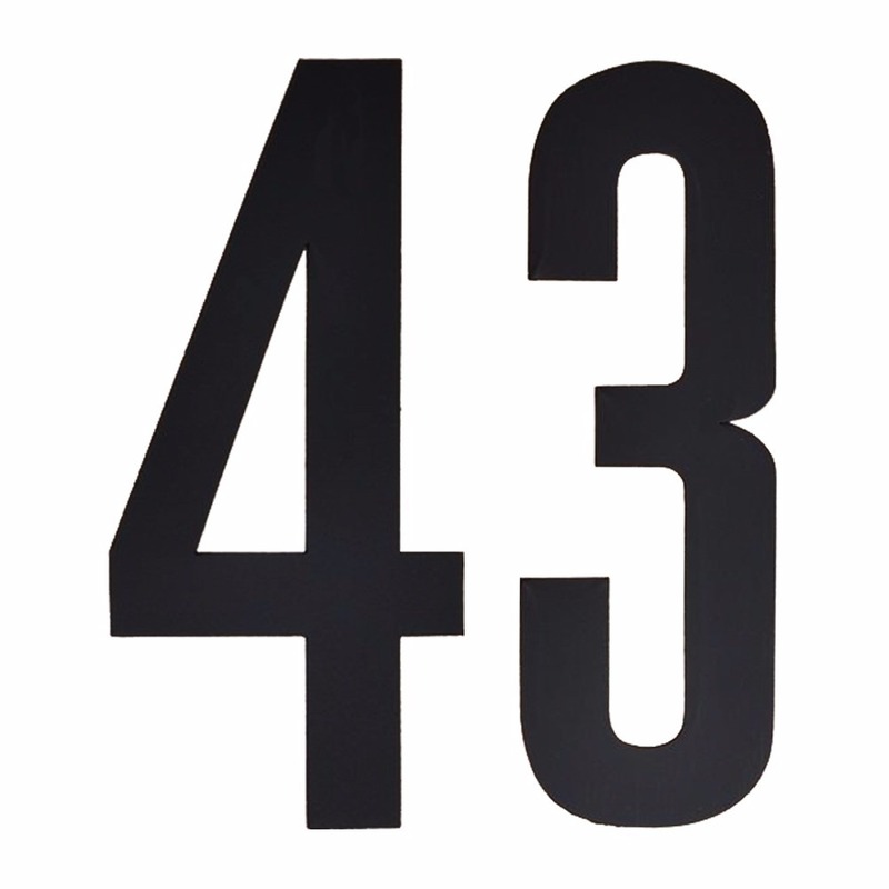 Cijfers-nummers stickers 43