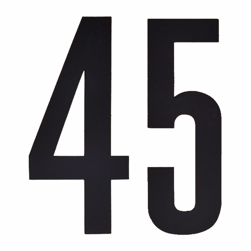 Cijfers-nummers stickers 45