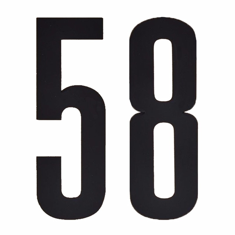 Cijfers-nummers stickers 58