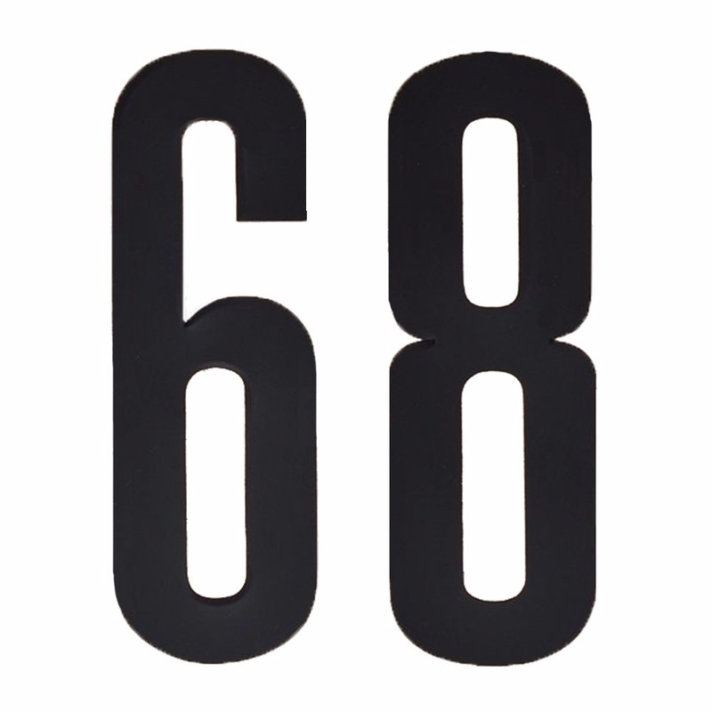 Cijfers-nummers stickers 68
