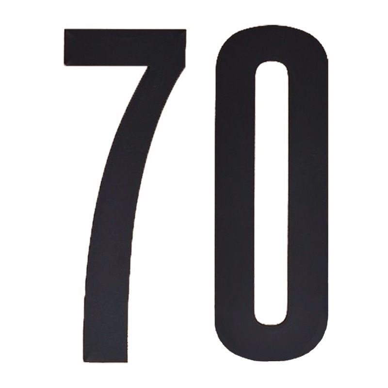 Cijfers-nummers stickers 70