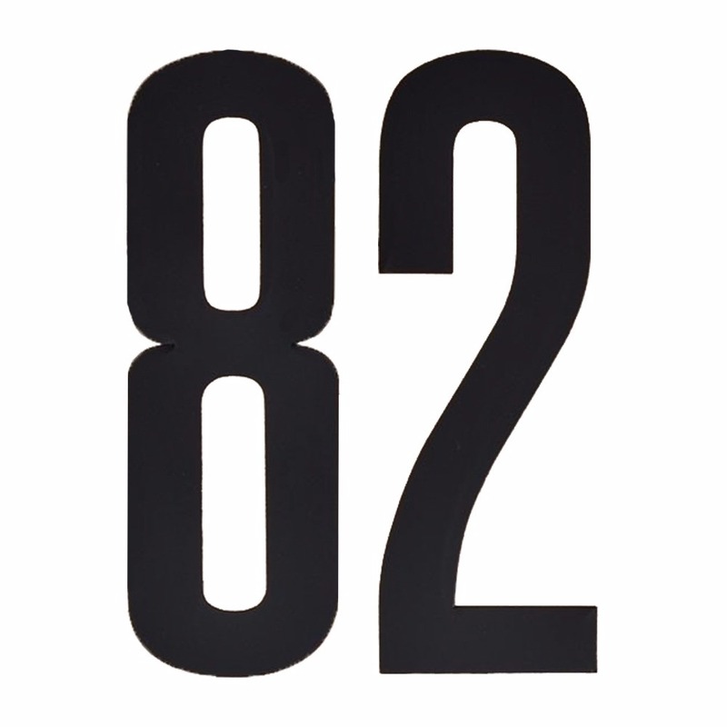 Cijfers-nummers stickers 82