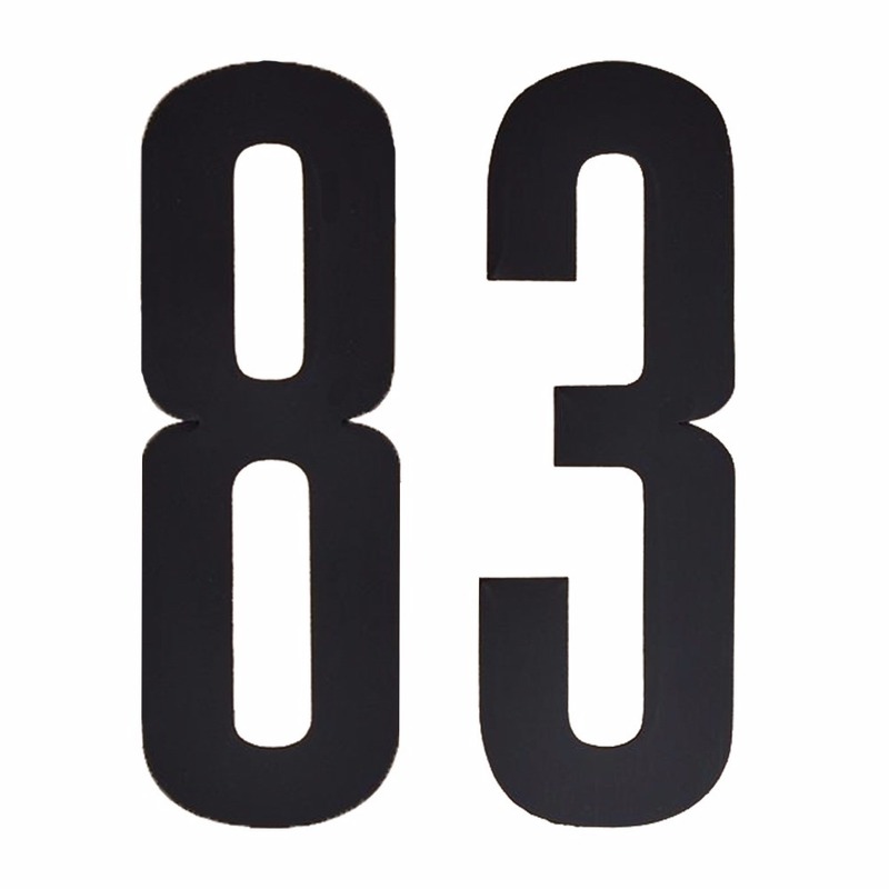 Cijfers-nummers stickers 83