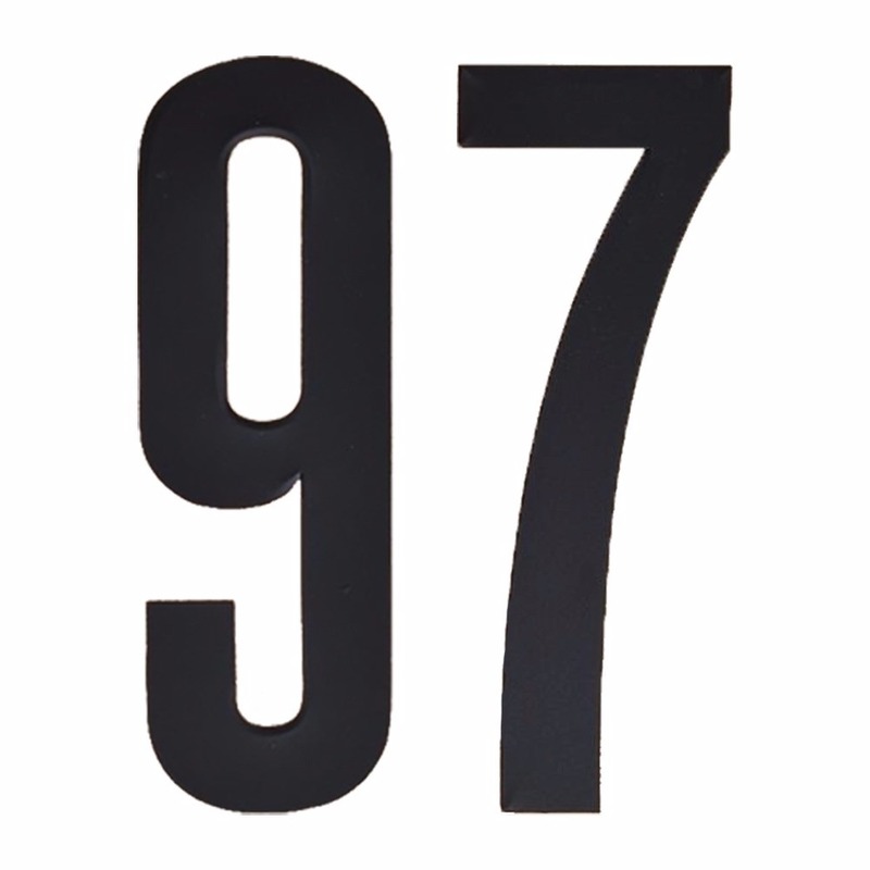 Cijfers-nummers stickers 97