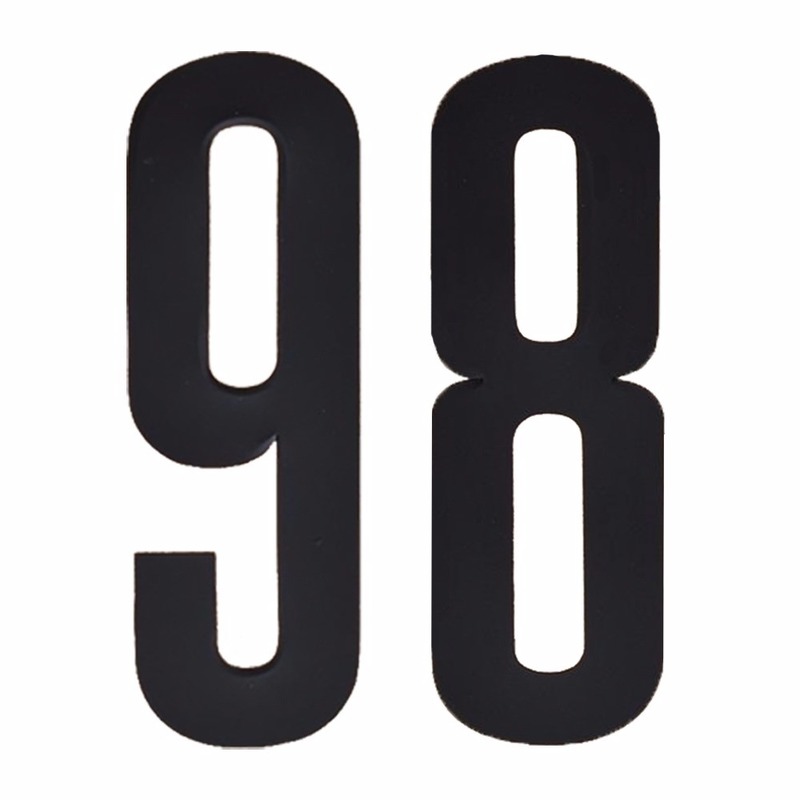 Cijfers-nummers stickers 98