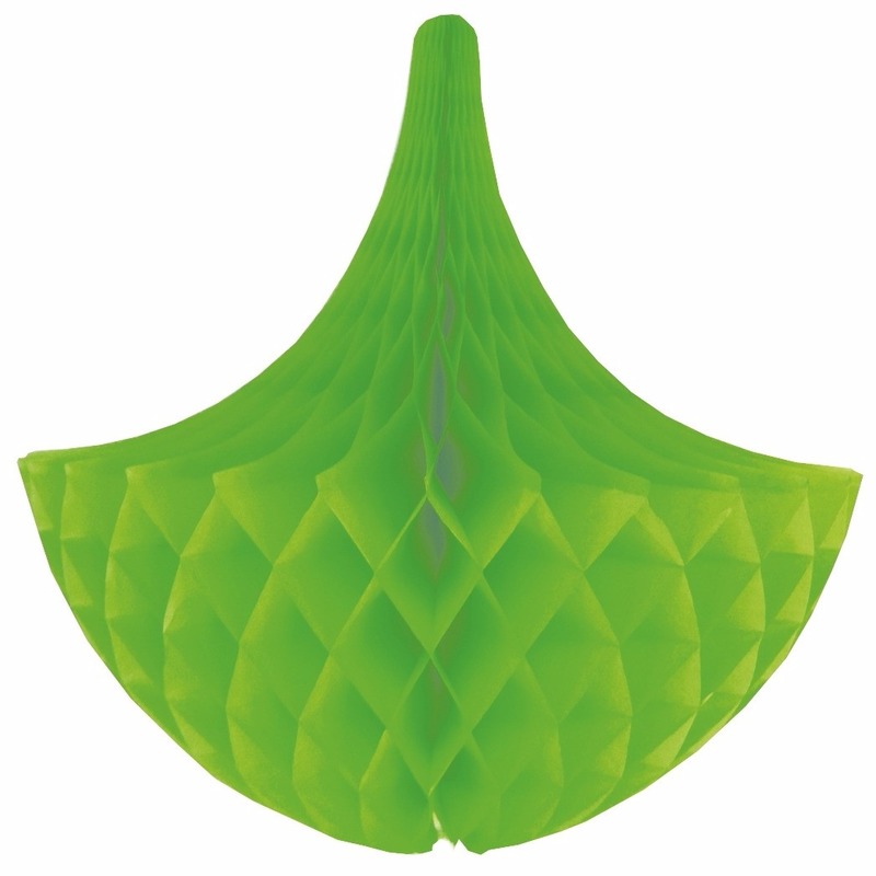 Decoratie kroonluchters groen 35 cm