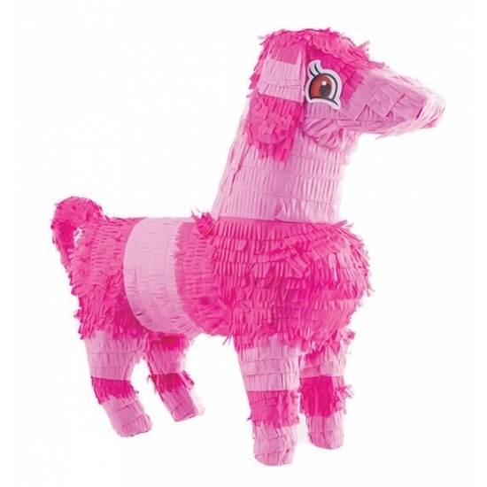 Merkloos Dieren pinata roze hond 52 cm online kopen