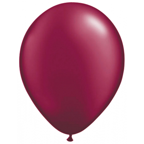 Helium ballonnen donkerrood 50 stuks