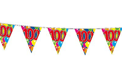 2x 100 year Flagline + balloons