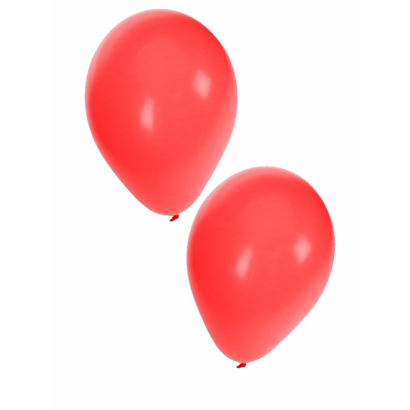 Party ballonnen 10x stuks rood 27 cm