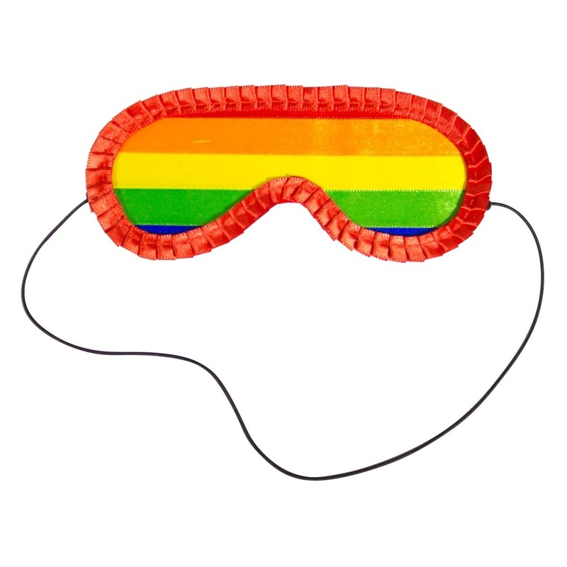 Merkloos Pinata blinddoek regenboog online kopen