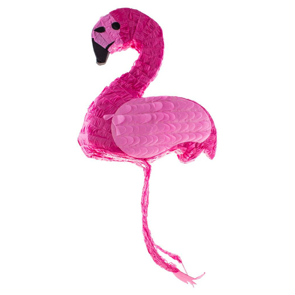 Pinata van papier Flamingo thema 48 x 40 cm Feestartikelen verjaardag