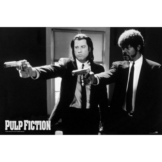 Poster Pulp Fiction guns 61 x 91,5 cm