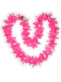 Tropical Hawaii party accessoiries set - Flamingo sunglasses - flowers guirlande in pink