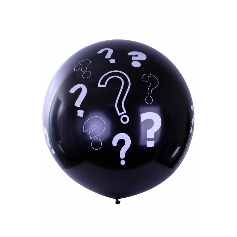 Vraagtekens ballon mega 90 cm