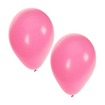 Lichtroze party ballonnen 10x