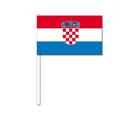 Kroatie zwaai vlaggetjes 10 stuks