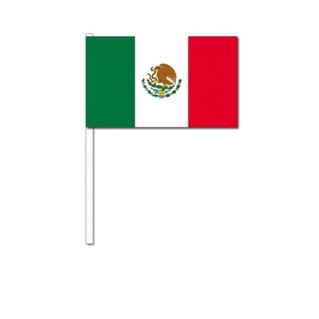Mexico zwaai vlaggetjes set van 10