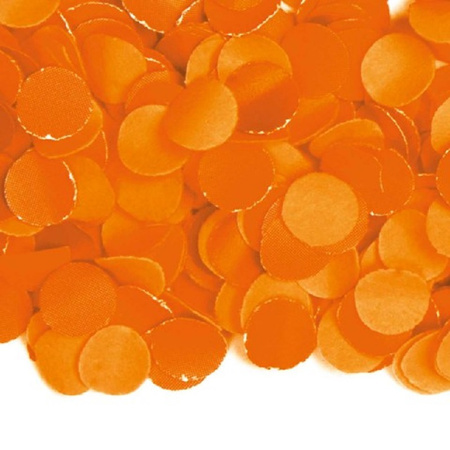 400 gram zwart en oranje papier snippers confetti mix set feest versiering