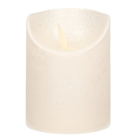 1x Pearl LED candle with moving flame 10 cm