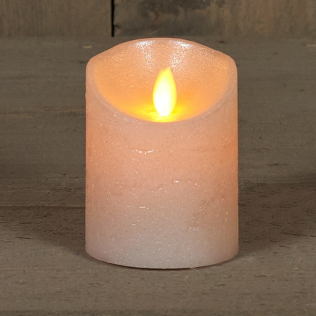 Set of 3x Pearl Led candles with moving flame