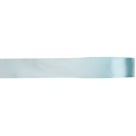 1x Hobby/decoration light blue satin ribbons 1 cm/10 mm x 25 meters