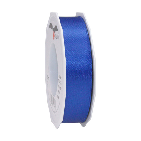 Luxery satin ribbon 2.5cm x 25m - 3x mix colours blue