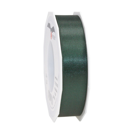 Luxery satin ribbon 2.5cm x 25m - 3x mix colours green 