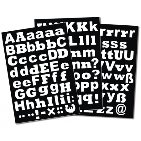 1x Set alphabet Letter stickers 3 cm