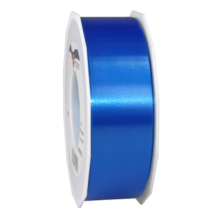 1x XL Hobby/decoration blue pink plastic ribbons 4 cm/40 mm x 91 meters