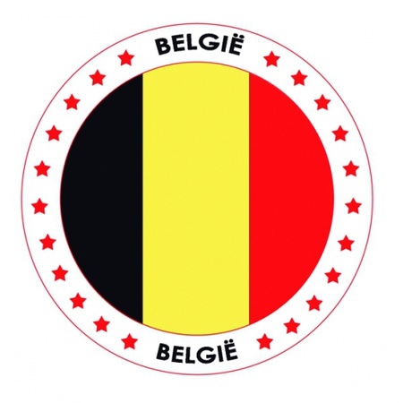 Belgium supporter decorations 