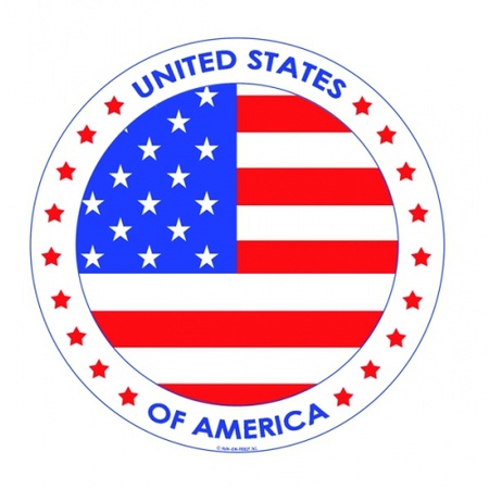 Viltjes met USA vlag opdruk