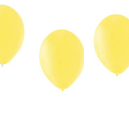 50x balloons yellow and green