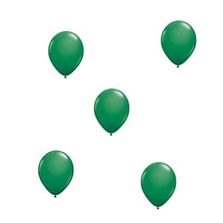 50x balloons green and blue