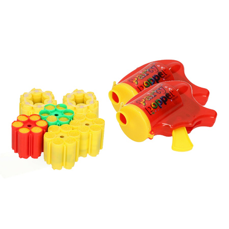 2x Partypopper confetti guns with 13x fillings